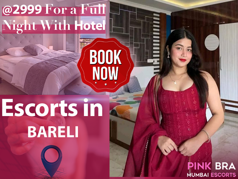 Escorts In Bareli with pink bra